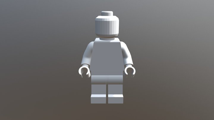 Lego Minifigure 3D Model