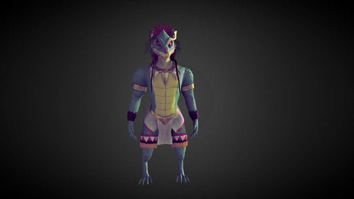 Quetzalcoatl 3D Model