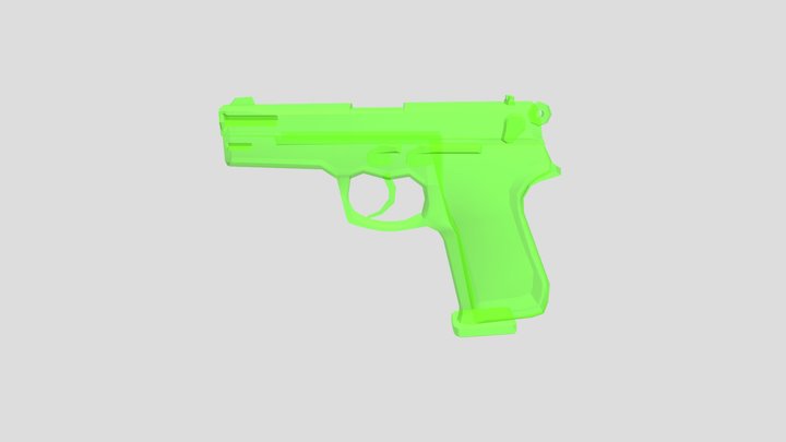 Water Gun 3D Model