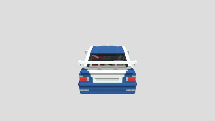 Bmw-m3-gtr-e46-nfsmw-minecraft 3D Model