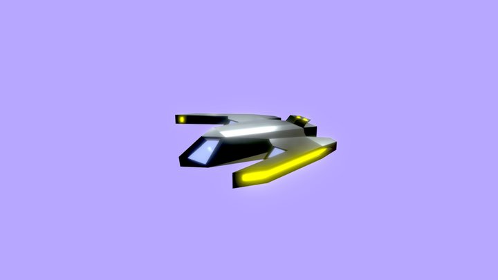 космический корабль 3D Model