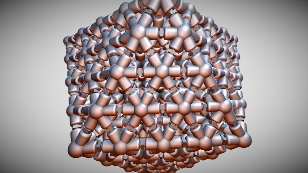 Icosahedron Frame_3 Dprint Ready