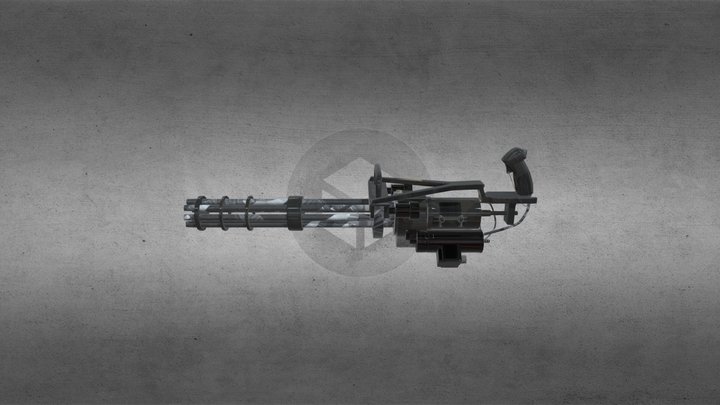 Minigun M134 | Realistic 3D Model 3D Model
