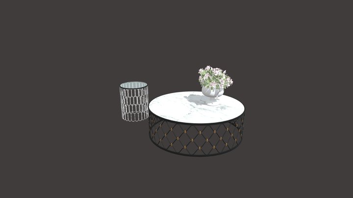 Luxury design coffee table 3D Model