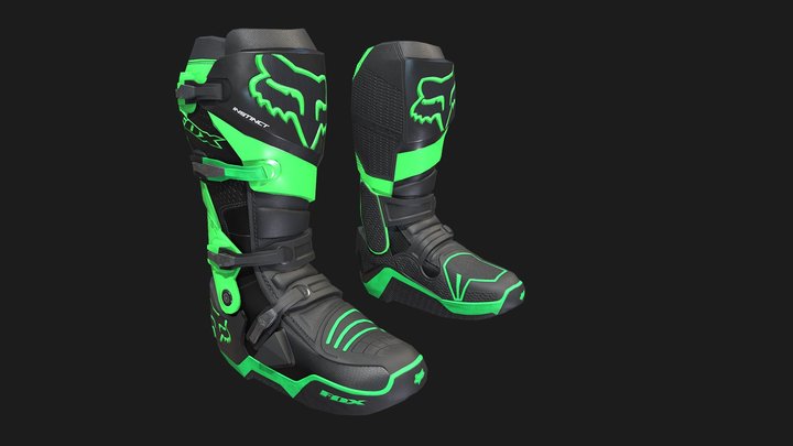 Fox Instinct Boots 3D Model