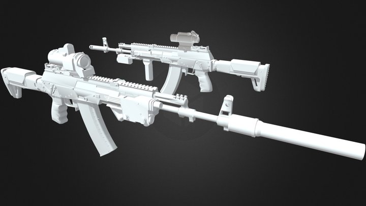 AK-12 3D Model