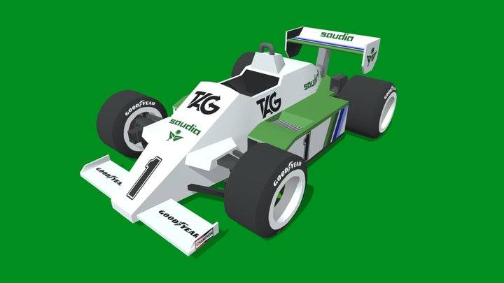 1980 Williams FW07 - Stylized 3D Model