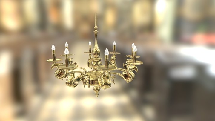 Chandelier 3D Model