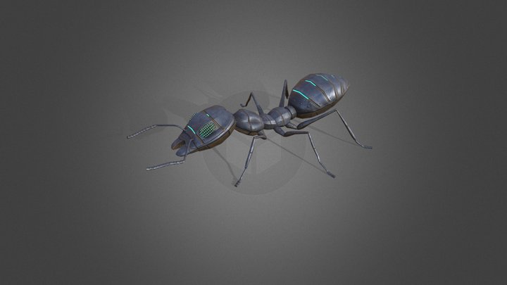 Sci_Fi_Ant_Unit 3D Model