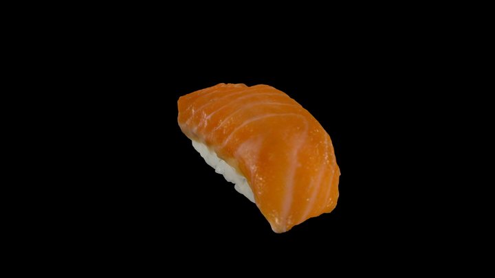 Sushi(Salmon) 3D Model