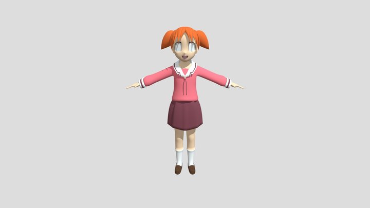 Chiyo Azumanga Daioh (Chiyo Mihama) 3D Model