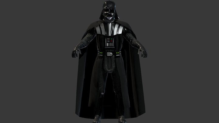 Improved Darth Vader 3D Model