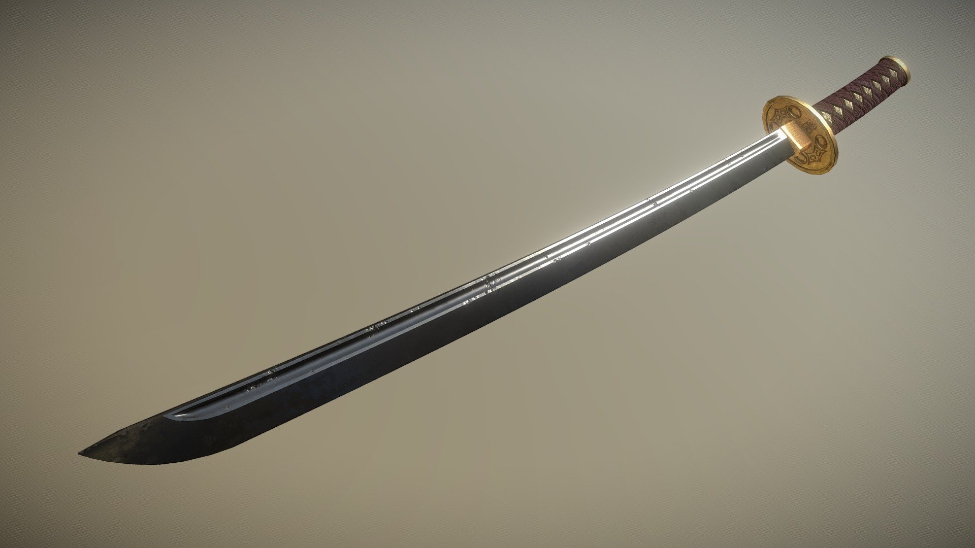 Катан 5. Katana 3d. Катана Николаса. Катана 3d model. Вадо Итимондзи Ван.