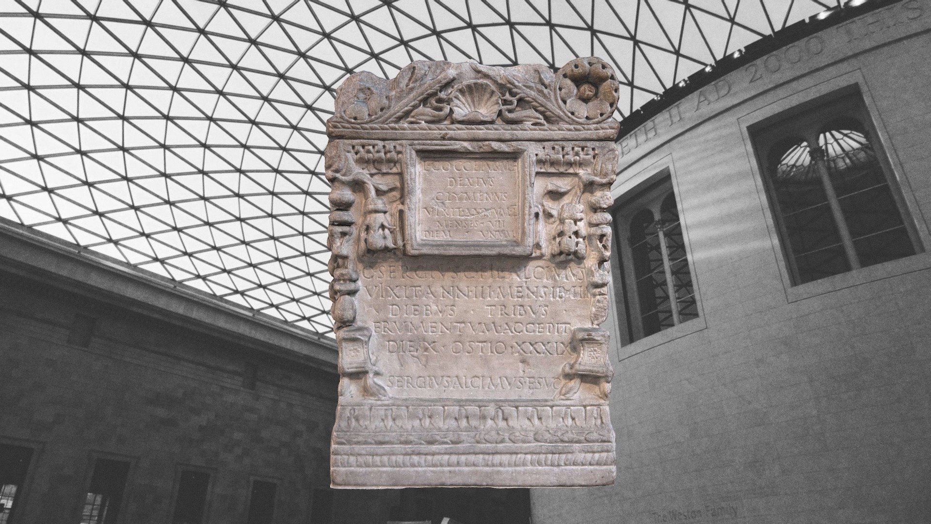 MARBLE CHEST BURIAL INFANT - BRITISH MUSEUM 2020 — Sketchfab embed 3D viewer
