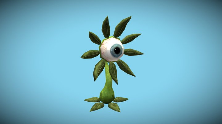 Eyeball Plant 3D Model