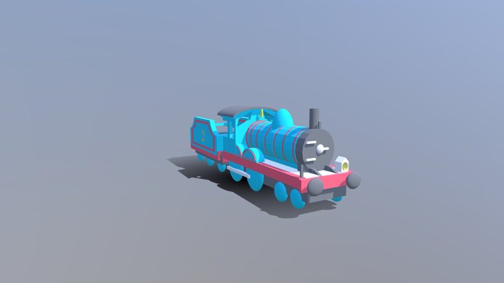 Edward The Blue Engine 3D Model