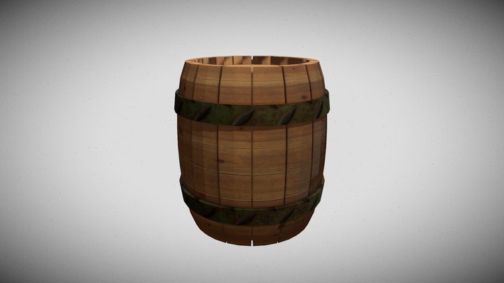 Barrel 3D Model