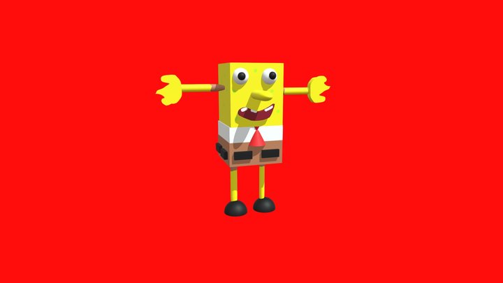 spongebob model 3d 3D Model