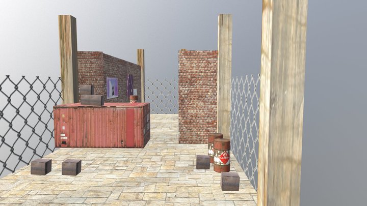 donkersteegje 3D Model
