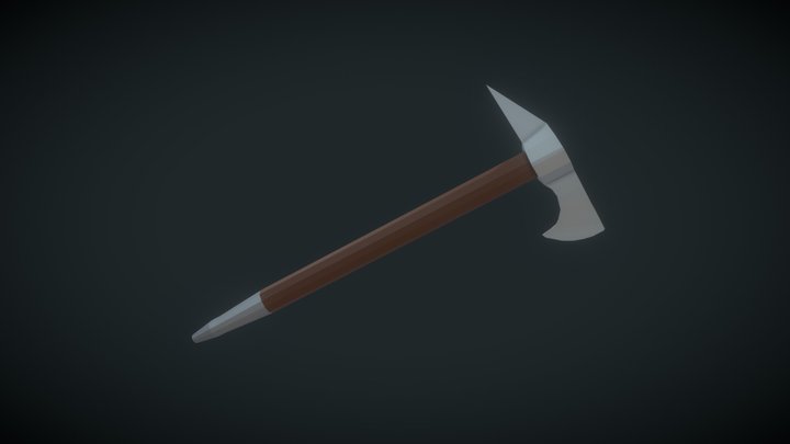 Sagaris Persian Axe 3D Model