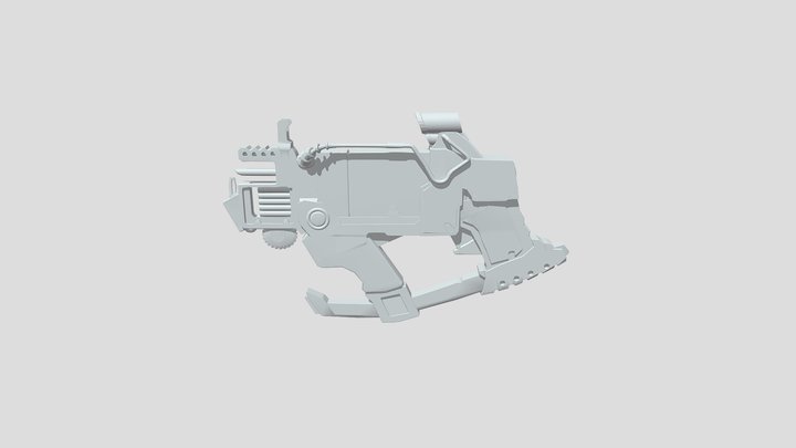 Port6Gun_GameRez 3D Model