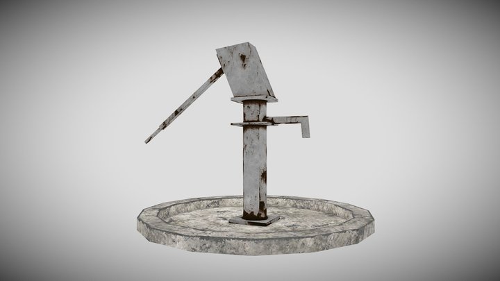 Handpump Indian style 3D Model