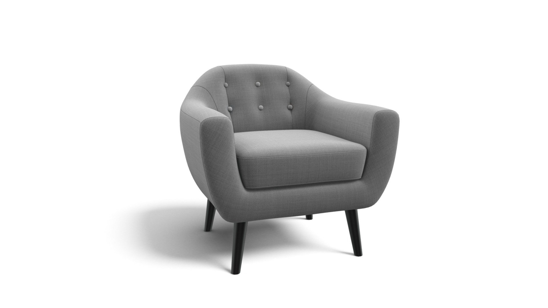 Ritchie Armchair, Pearl Grey
