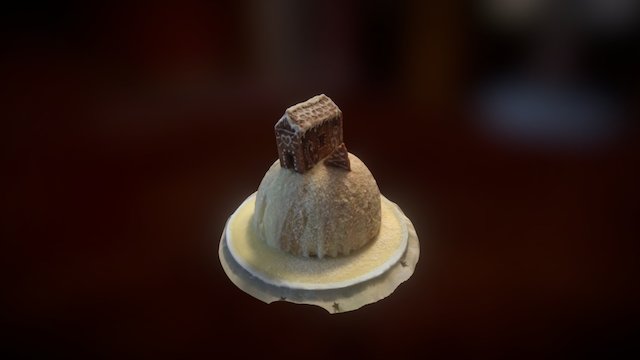 Buche Christmas Cake 3D Model