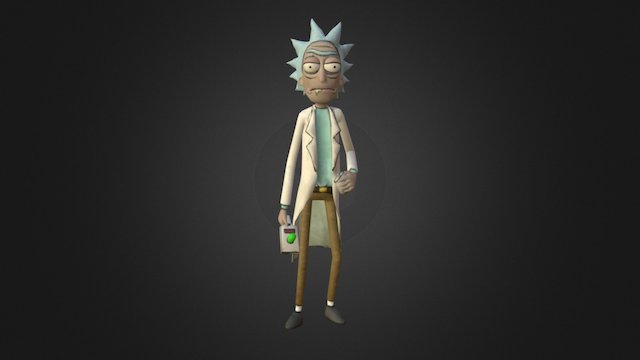 Rick (Rick and Morty) 3D Model