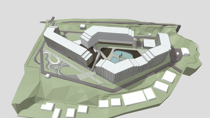 Kисловодск 3D Model
