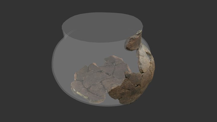 Reconstructed Colonoware Vessel 3D Model