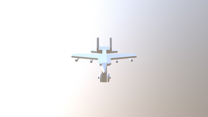 Plane Assembly 3D Model