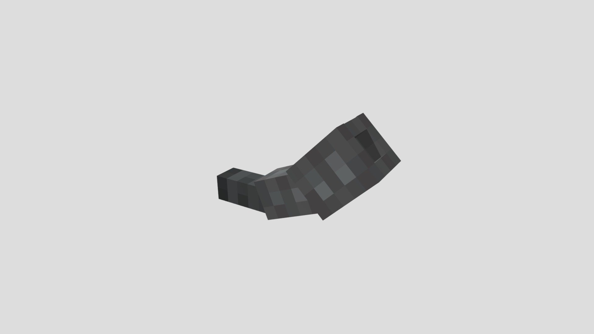 3d minecraft goat horn Download Free 3D model by foxtrot1241 [3c0a8ee
