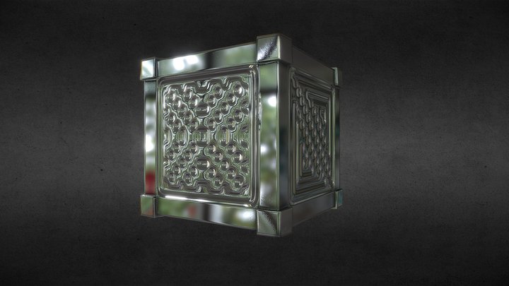 Cube - Normal map test 3D Model