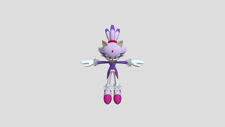 sonic 2006 - blaze – Free 3D Model STL