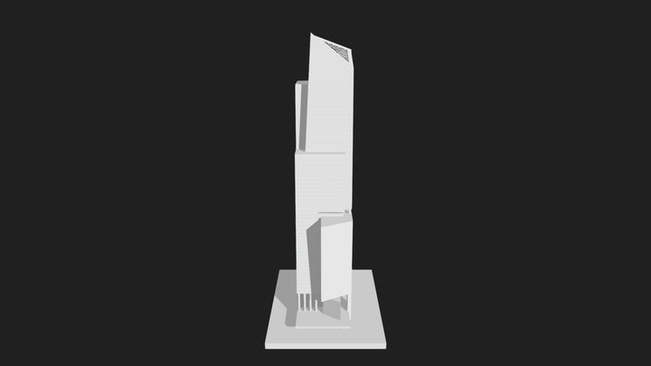 10 Hudson Yards Model (fbx) 3D Model