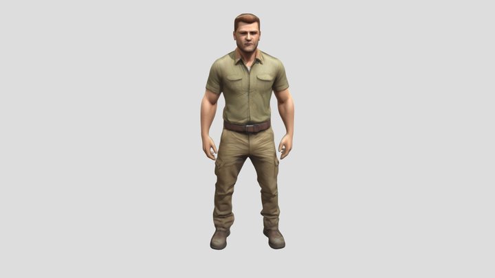 Owen Grady (Ai Model) 3D Model