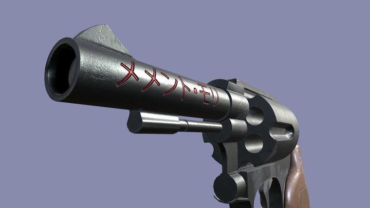 New Nambu m60 Revolver with 3″ barrel WIP 3D Model