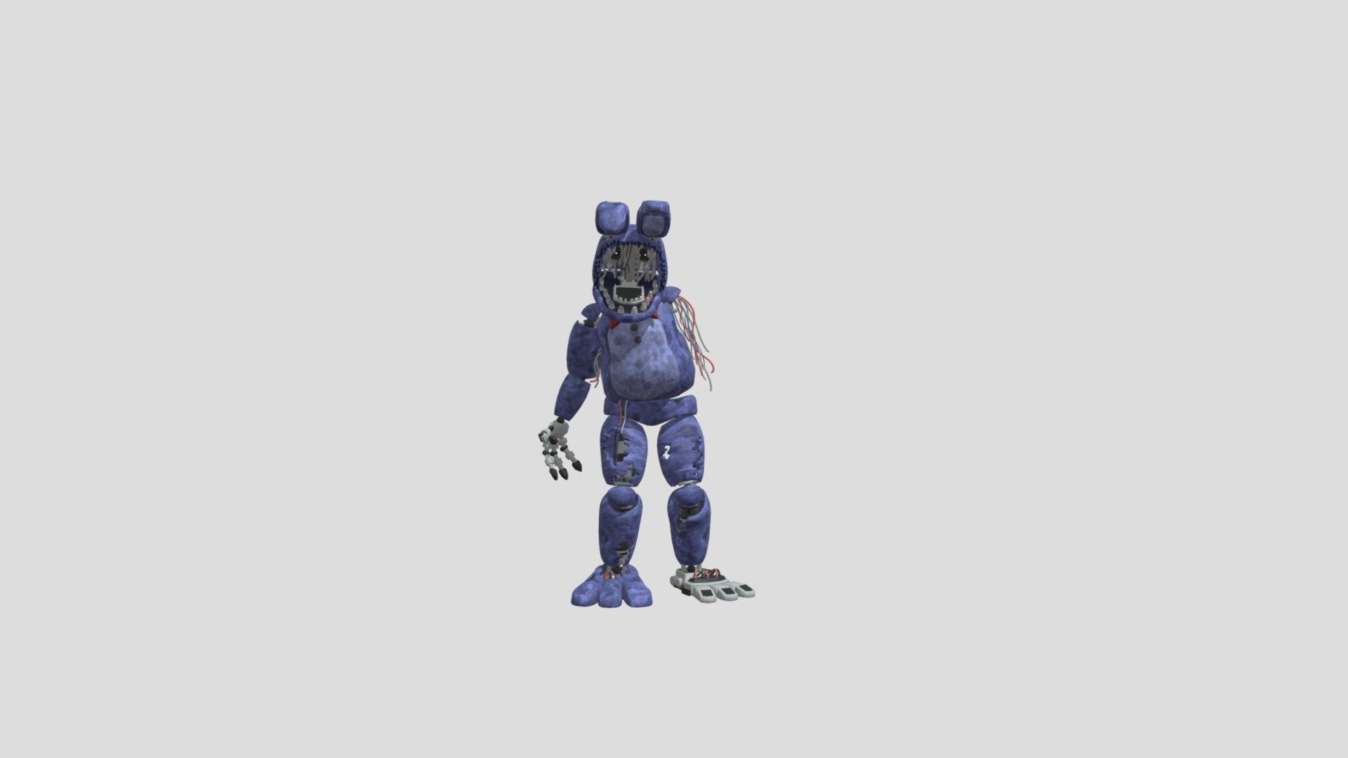 Withered Bonnie the Bunny v2 - Download Free 3D model by dwall8611 ...
