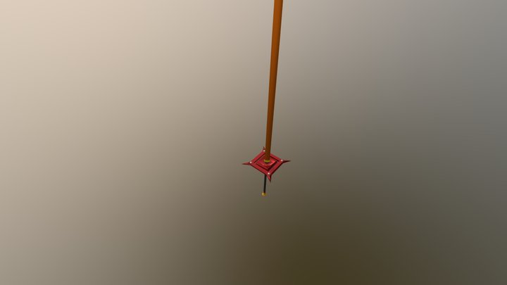espada estilizada 3D Model