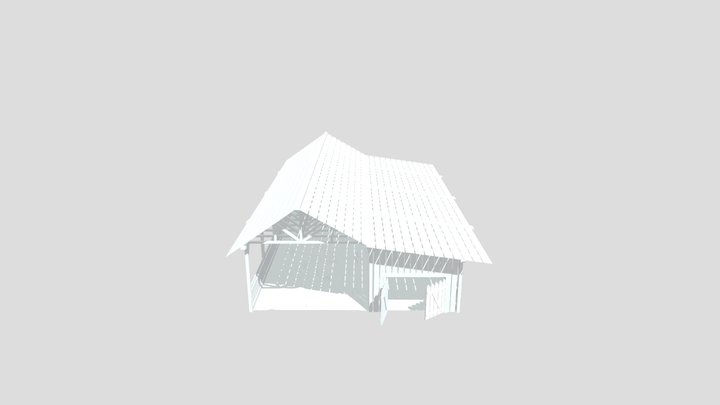 Farm house modle for animals 3D Model