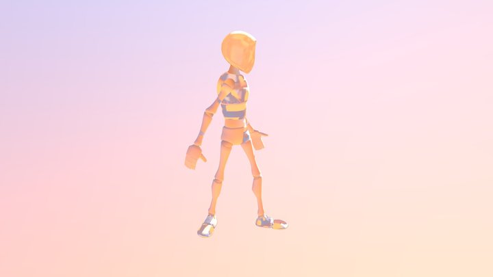Kick 3D Model