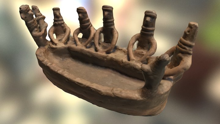 Sumerian Plate from Louvre 3D Model