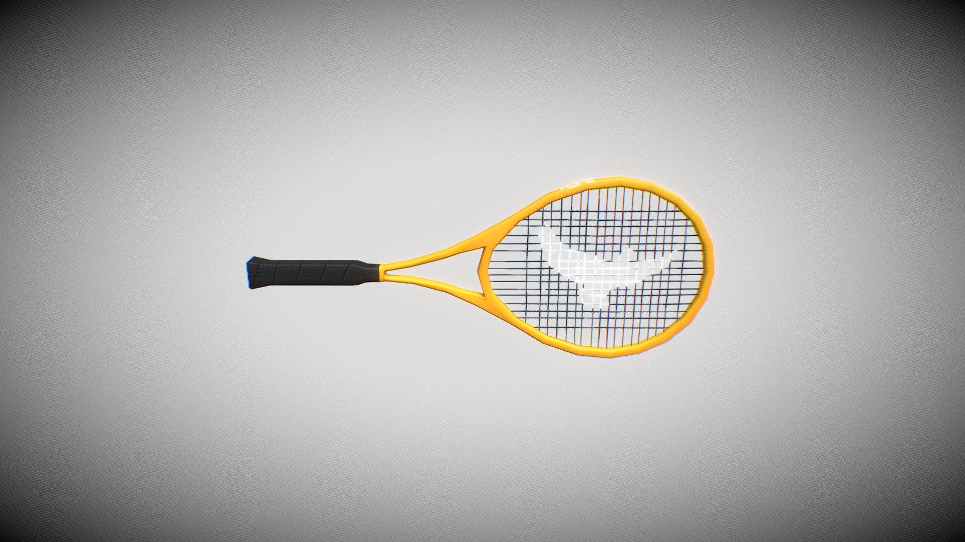 tennis_racket - 3D model by Mateusz (@MateuszSambor) [3c16661] - Sketchfab