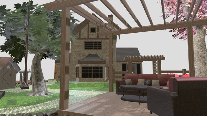 DAE Diorama - grandma's house 3D Model