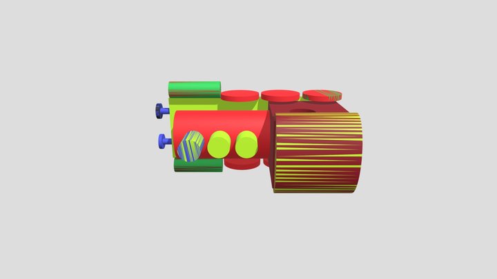Trencito. 3D Model