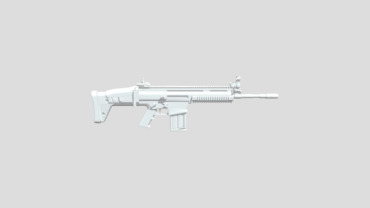 Scar-L 3D custom texture model Compiled 3D Model