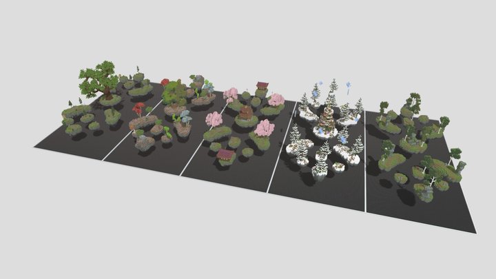 Fire Ball Arenas 3D Model