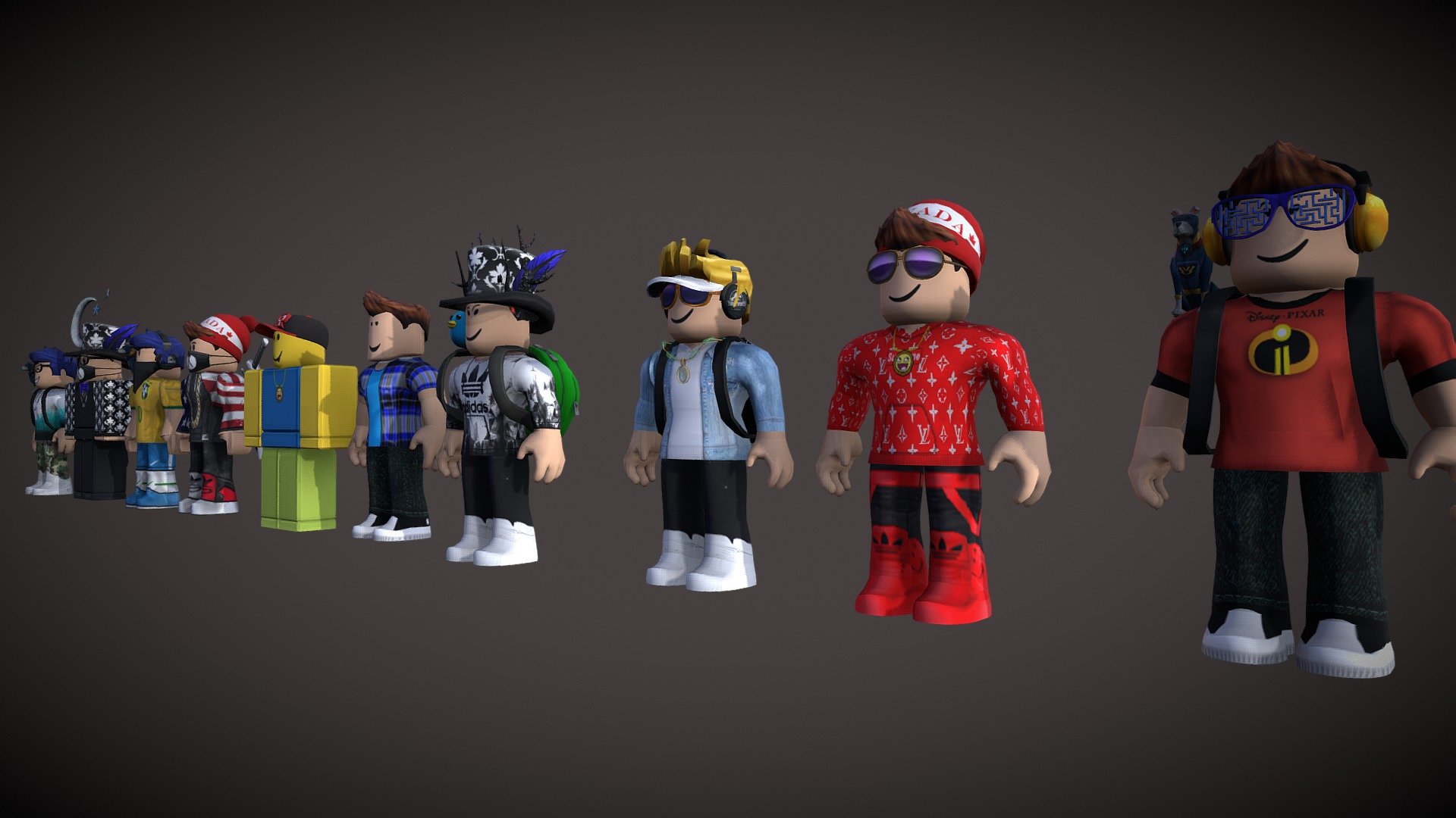 Top 99 roblox character 3d model đang gây sốt trên mạng