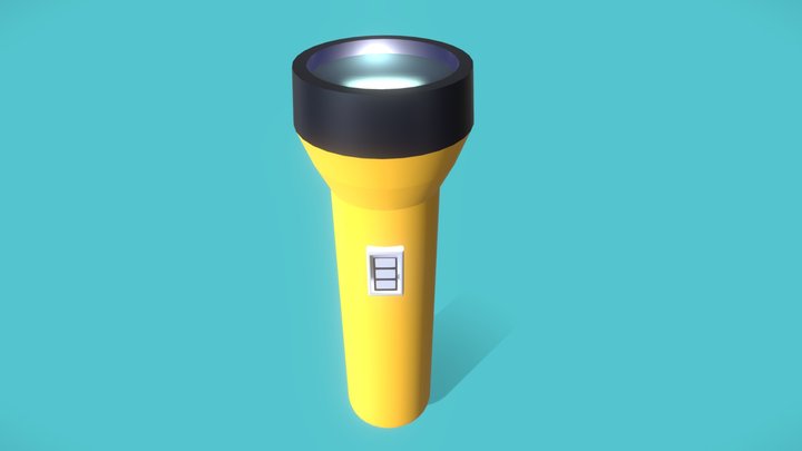 Flashlight 3D Model